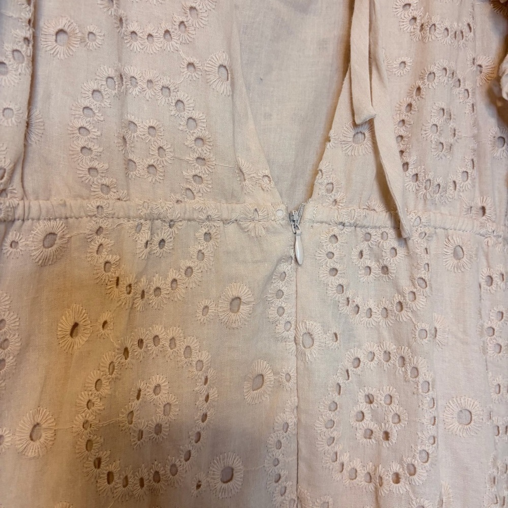 HYFVE Pinkish Cream Eyelet Maxi Dress - Picture 4 of 11